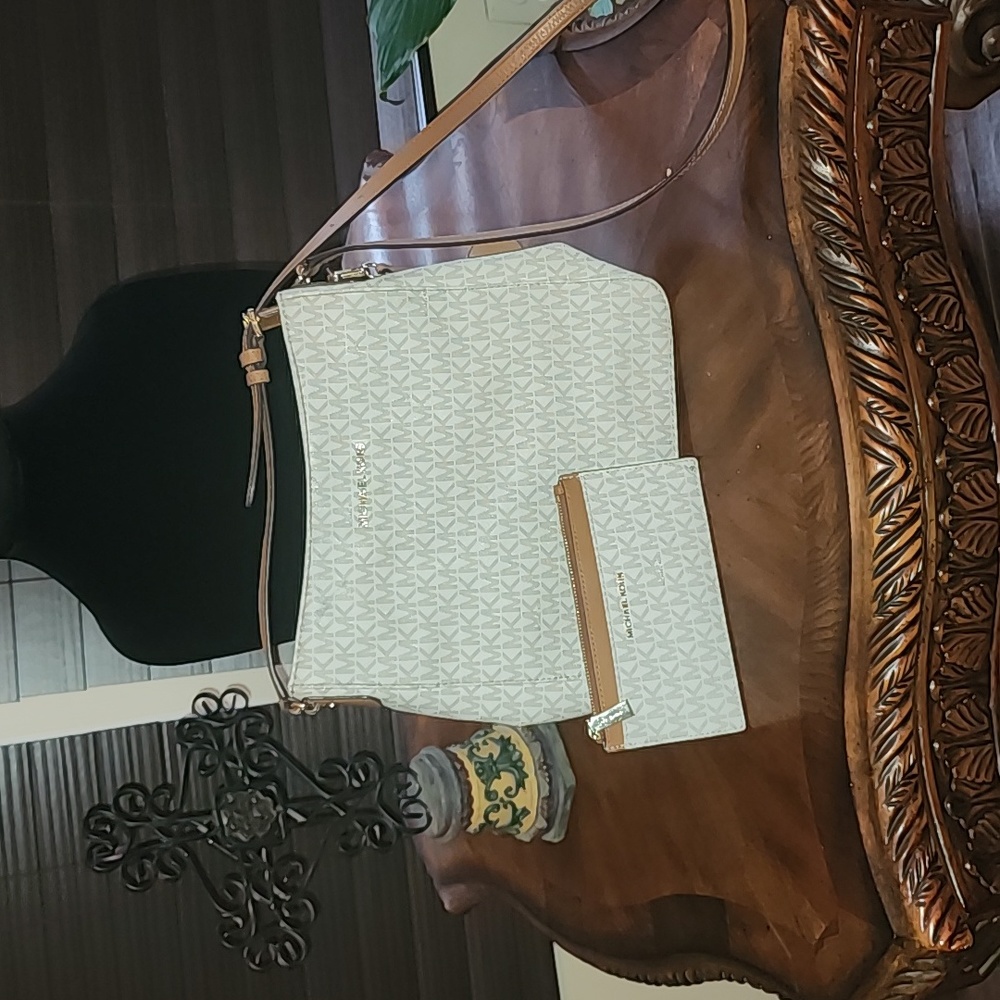 Michael Kors purse with wallet.  USED